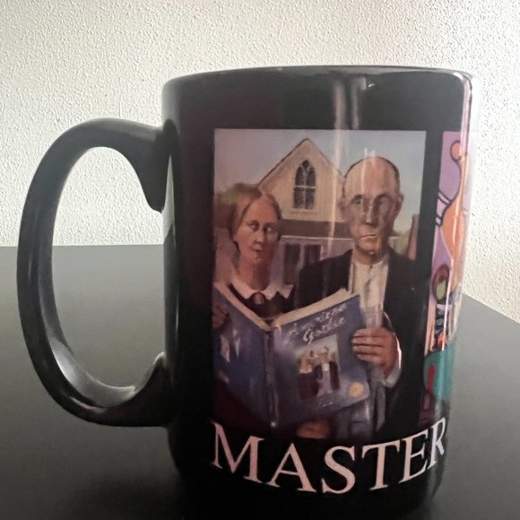 Master the Art of Reading ~ Book & Art Lover Mug ~ Fine Art ~ Avid Reader - Picture 2 of 7